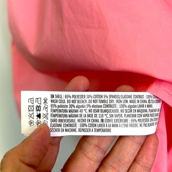 English Factory - Pink Puff Sleeve Ruffle Detail Short Sleeve  Mini Dress Medium - Picture 8 of 12